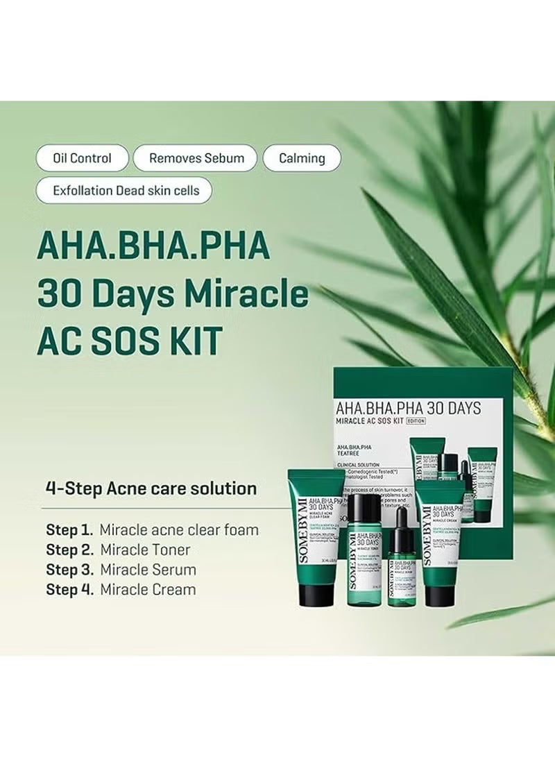 AHA-BHA-PHA 30 Says Miracle AC SOS Kit 4pcs