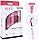 Alice - Beauty Box, Set Of 3 Razors, For Bikini Line & Face & Body Grooming, For Women, Come With Holder & Double Face For Holder