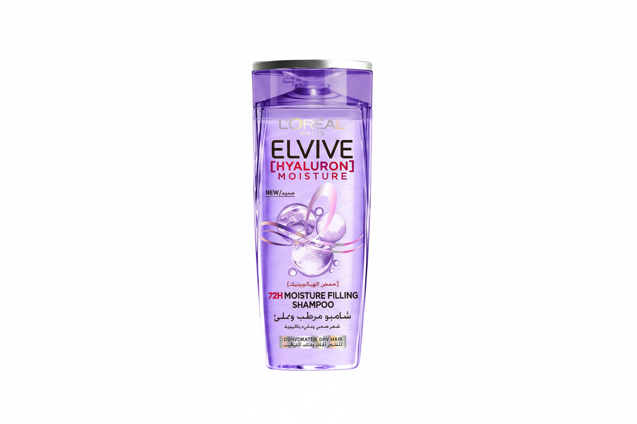 Elvive Hyaluron Moisture 72H Moisture Filling Shampoo with Hyaluronic Acid - 400ml