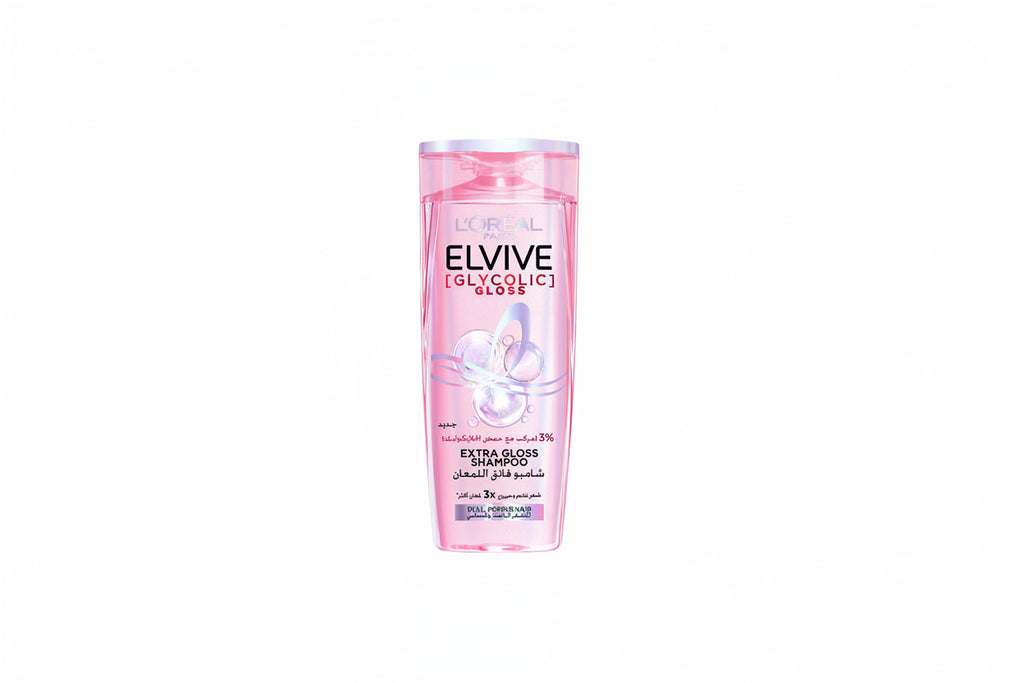 Elvive Glycolic Gloss Extra Gloss Shampoo with 3% Glycolic Acid for Dull and Porous Hair