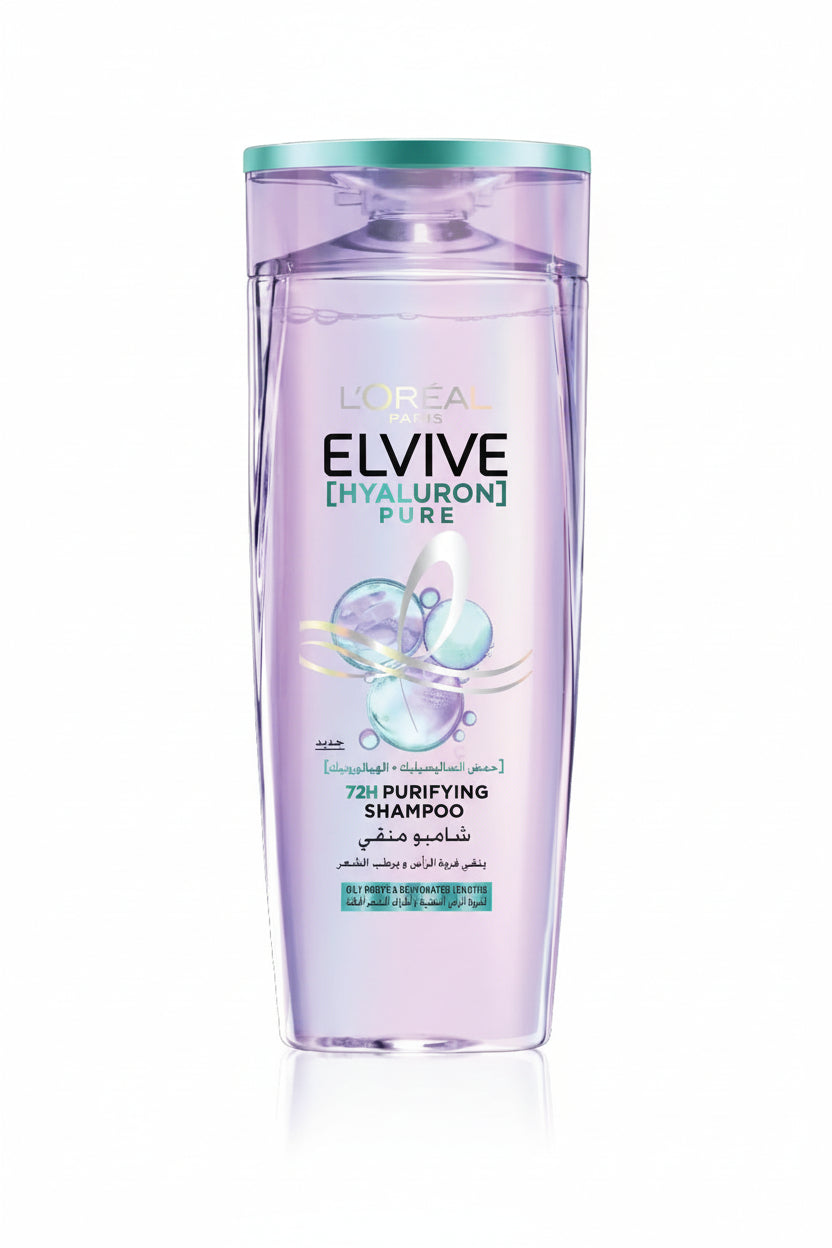 Elvive Hyaluron Pure Purifying Shampoo for Oily Hair 200ML