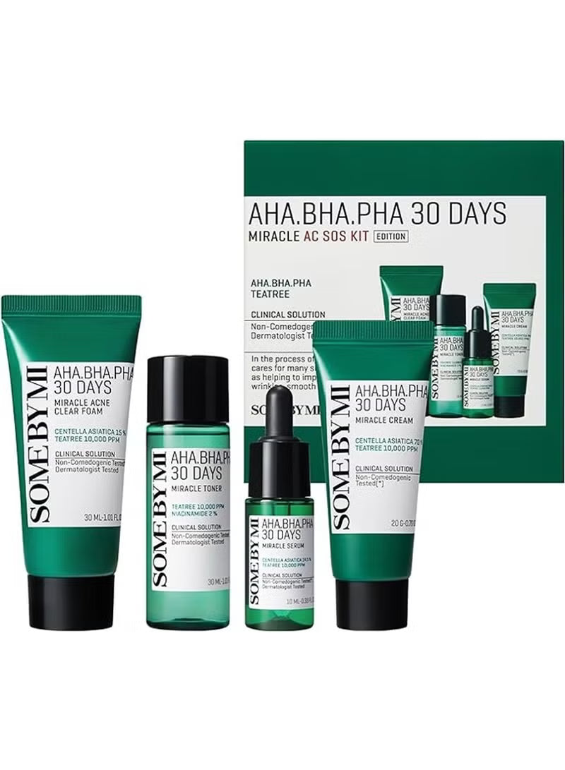 AHA-BHA-PHA 30 Says Miracle AC SOS Kit 4pcs