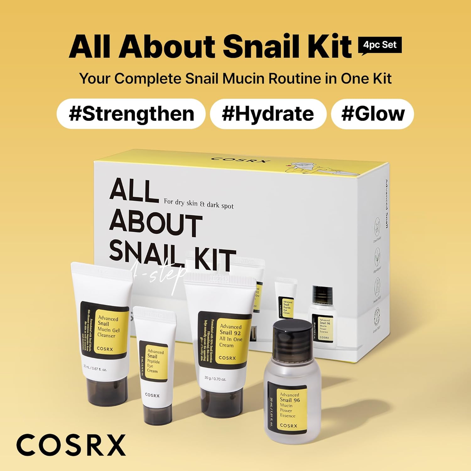 ALL ABOUT SNAIL KIT 4-step
