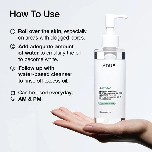 Heartleaf Pore Cleansing Oil Mild